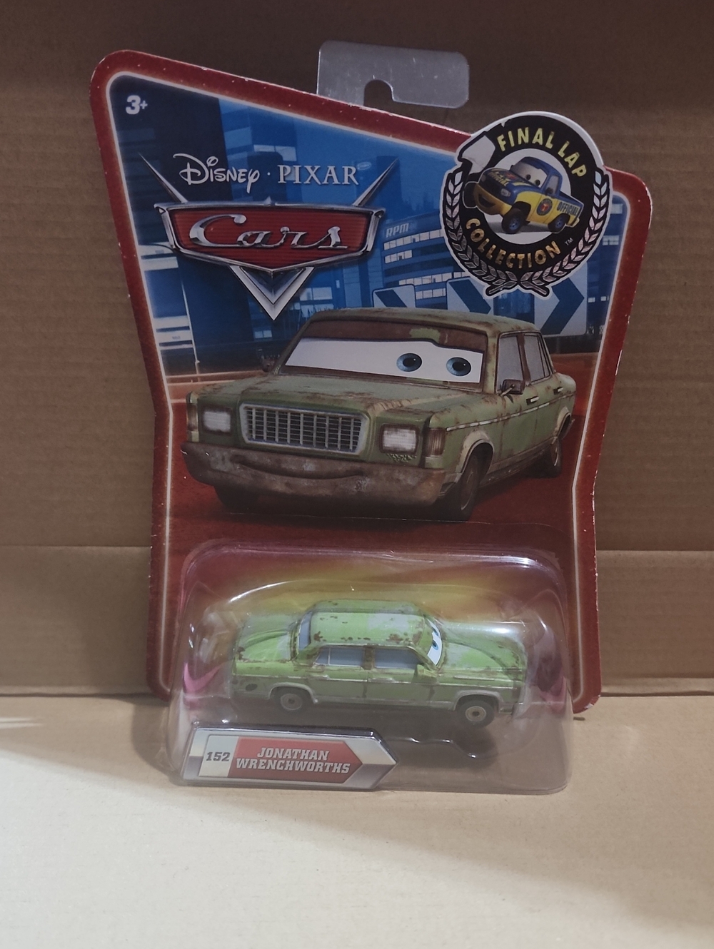 NWOT Disney Cars Jonathan Wrenchworths Green Die-Cast Toy Car